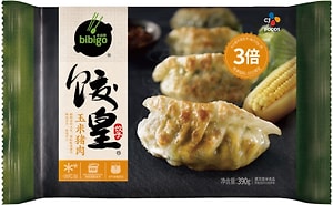 Изображение товара Дамплинги Bibigo кинг-сайз с кукурузой и свининой 390г