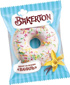 Изображение товара Донат Bakerton Ваниль глазированный 58г