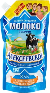 Изображение товара Молоко сгущенное Алексеевское 8.5% 650г