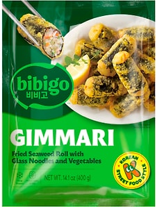 Изображение товара Роллы Bibigo со стеклянной лапшой в темпуре замороженные 400г
