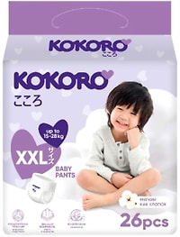 Изображение товара Подгузники-трусики Kokoro Junior Plus 15-28кг 26шт