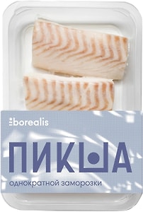 Изображение товара Пикша Borealis Атлантическая филе без кожи спинка замороженное 400г