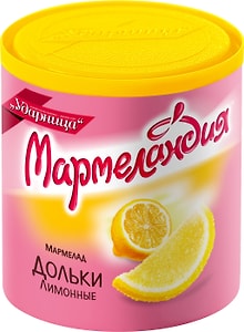 Изображение товара Мармелад Мармеландия Дольки лимонные 250г