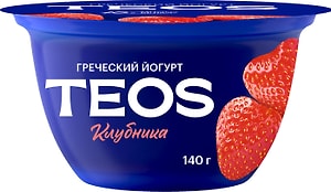 Изображение товара Йогурт Савушкин Греческий Клубника 2% 140г