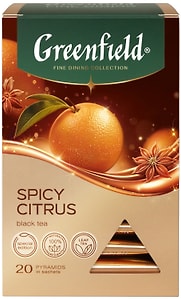 Изображение товара Чай черный Greenfield Spicy Citrus 20*1.8г