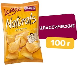 Изображение товара Чипсы Lorenz Naturals Классические с солью 100г