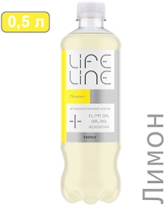 Изображение товара Напиток негазированный LifeLine Energy Лимон витаминизированный 500мл
