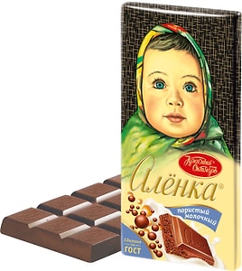 Изображение товара Шоколад Аленка молочный пористый 90г