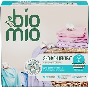 Изображение товара Порошок BioMio Bio-Universal для стирки цветного и белого 1кг
