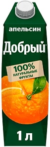 Изображение товара Нектар Добрый Апельсин 1л