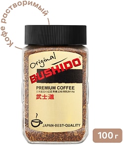 Изображение товара Кофе растворимый Bushido Original 100г