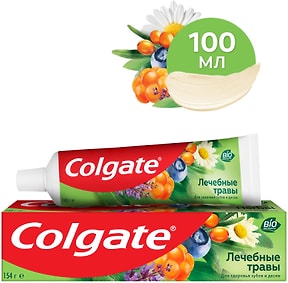 Изображение товара Зубная паста Colgate Лечебные травы для здоровья зубов и десен 100мл