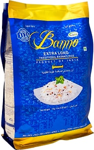 Изображение товара Рис Banno Басмати Extra Long Traditional 1кг