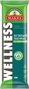 Изображение товара Макароны Makfa Wellness Спагетти со спирулиной 400г