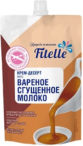 Изображение товара Крем-десерт Fitelle Вареное сгущенное молоко 100г