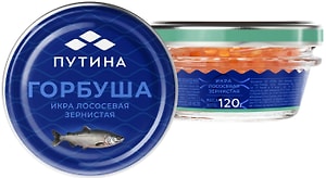 Изображение товара Икра Путина лососевая 120г 