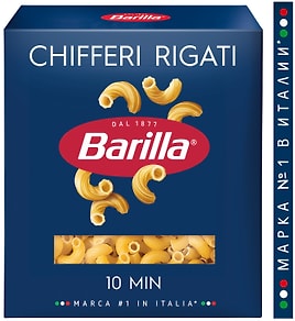 Изображение товара Макаронные изделия Barilla Киффери Ригати №41 из твердых сортов пшеницы 450г