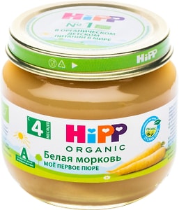 Изображение товара Пюре HiPP Белая морковь 80г