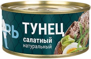 Изображение товара Тунец Рыбарь в собственном соку 170г