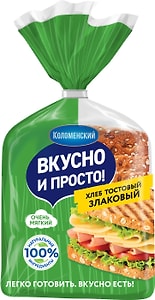 Изображение товара Хлеб Вкусно и Просто Тостовый злаковый 250г