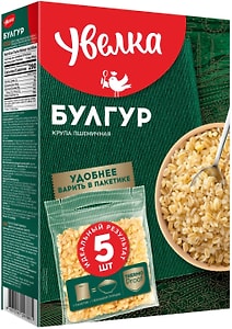 Изображение товара Булгур Увелка 5пак*80г