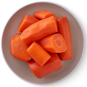 Изображение товара Морковь целая вареная 500г упаковка