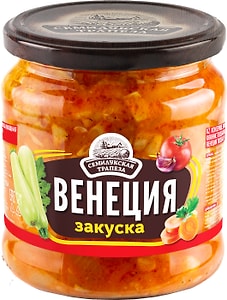 Изображение товара ЗакускаСемилукская Трапеза Овощная Венеция 460г