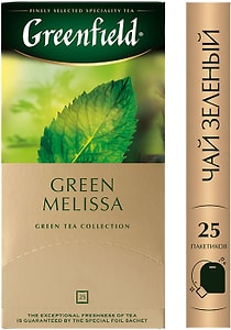 Изображение товара Чай зеленый Greenfield Green Melissa 25*1.5г