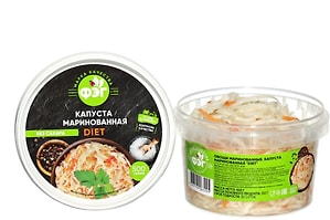 Изображение товара Капуста ФЭГ маринованная диетическая 500г