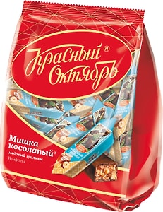 Изображение товара Конфеты Красный Октябрь Мишка косолапый Медовый грильяж 200г