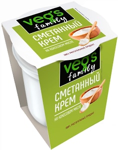 Изображение товара Крем Vegs Family сметанный на кокосовом масле 320г