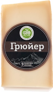 Изображение товара Сыр Eco Village полутвердый Грюйер Патрис Норман 48%