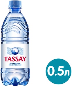 Изображение товара Вода Tassay питьевая негазированная 500мл