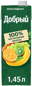 Изображение товара Нектар Добрый Мультифрукт 1.45л