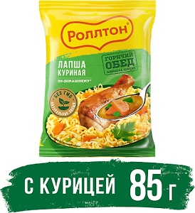 Изображение товара Вермишель Роллтон По-домашнему с курицей 85г