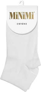 Изображение товара Носки женские MiNiMi Cotone 1201 белые р.35-38