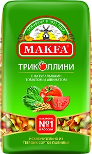 Изображение товара Макароны Makfa Триколлини свитки 450г