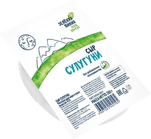Изображение товара Сыр Зеленая линия Сулугуни 45% 280г