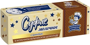 Изображение товара Суфле Первый Шоколатье молочное с ванилью в молочном бельгийском шоколаде 17% 50г