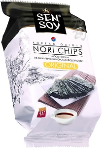 Изображение товара Чипсы Нори Sen Soy из морской капусты 4.5г