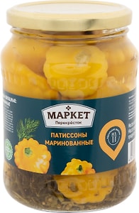 Изображение товара Патиссоны Маркет Перекресток маринованные 680г