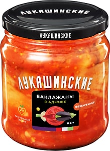 Изображение товара Баклажаны Лукашинские По-деревенски в аджике 460г