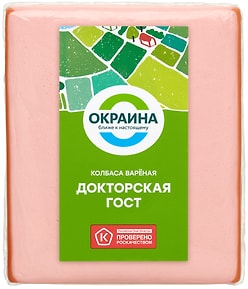Изображение товара Колбаса Окраина Докторская 470г