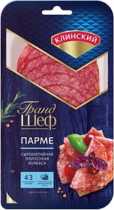 Изображение товара Колбаса Клинский Парме сырокопченая 85г