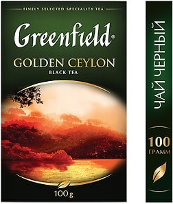 Изображение товара Чай черный Greenfield Golden Ceylon 100г