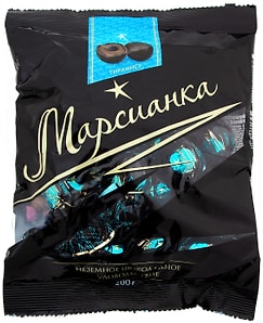 Изображение товара Конфеты Марсианка Тирамису с комбинированными кремовыми начинками 200г