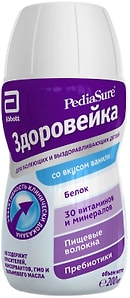 Изображение товара Смесь PediaSure Здоровейка со вкусом ванили с 12 месяцев 200мл