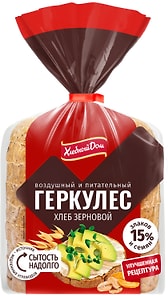 Изображение товара Хлеб Хлебный Дом Геркулес зерновой нарезка 250г