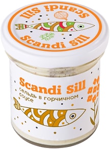 Изображение товара Сельдь Меридиан Scandi Sill в горчичном соусе филе-кусочки 150г