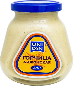 Изображение товара Горчица Uni Dan Дижонская 270г